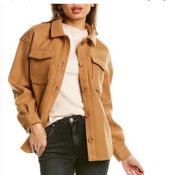 Avec Les Filles Jackets & Blazers - Avec Les Filles Solid Shacket(NWT)